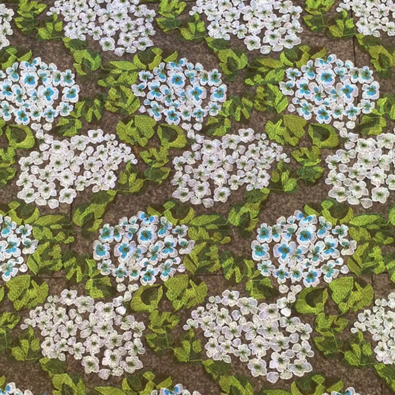 Evening Women's Polyester Embroidered Fabric for Women's Wear Wholesal 5